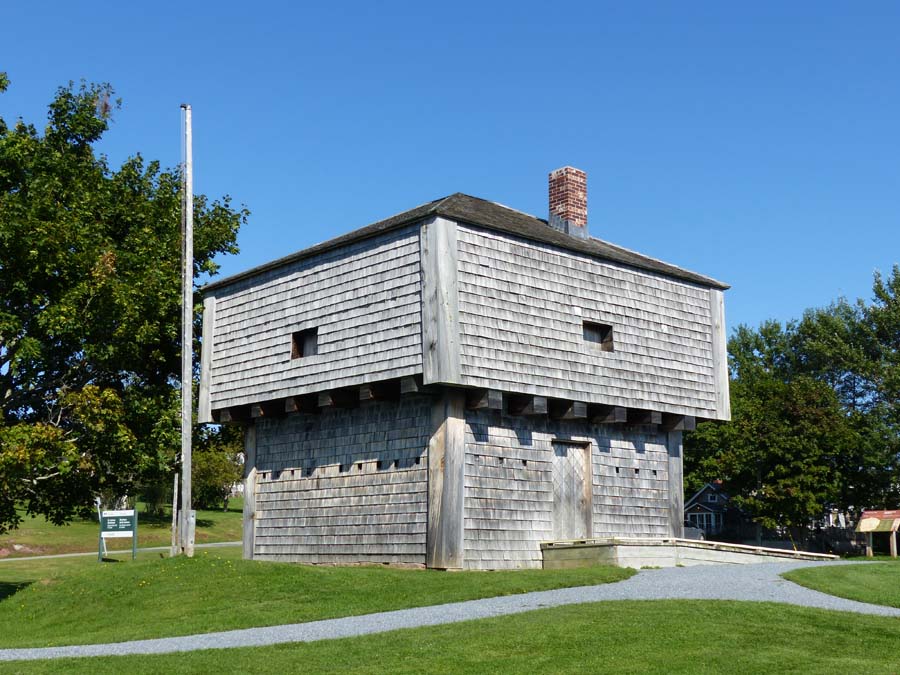 Blockhouse National Historic Site in St. Andrews, New Brunswick