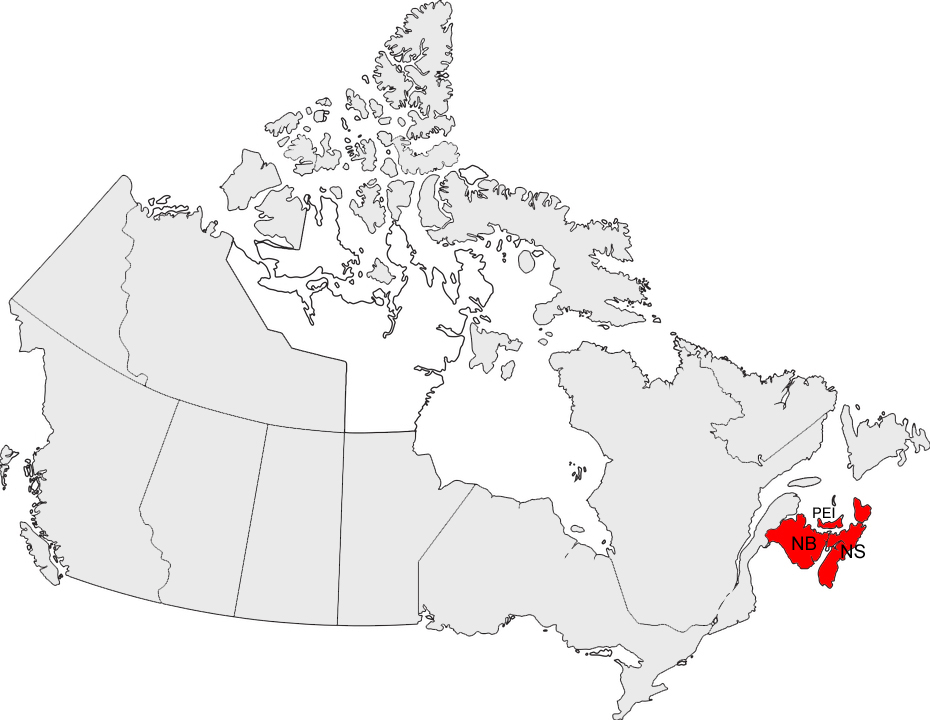 Maritimes: Nova Scotia • New Brunswick • Prince Edward Island