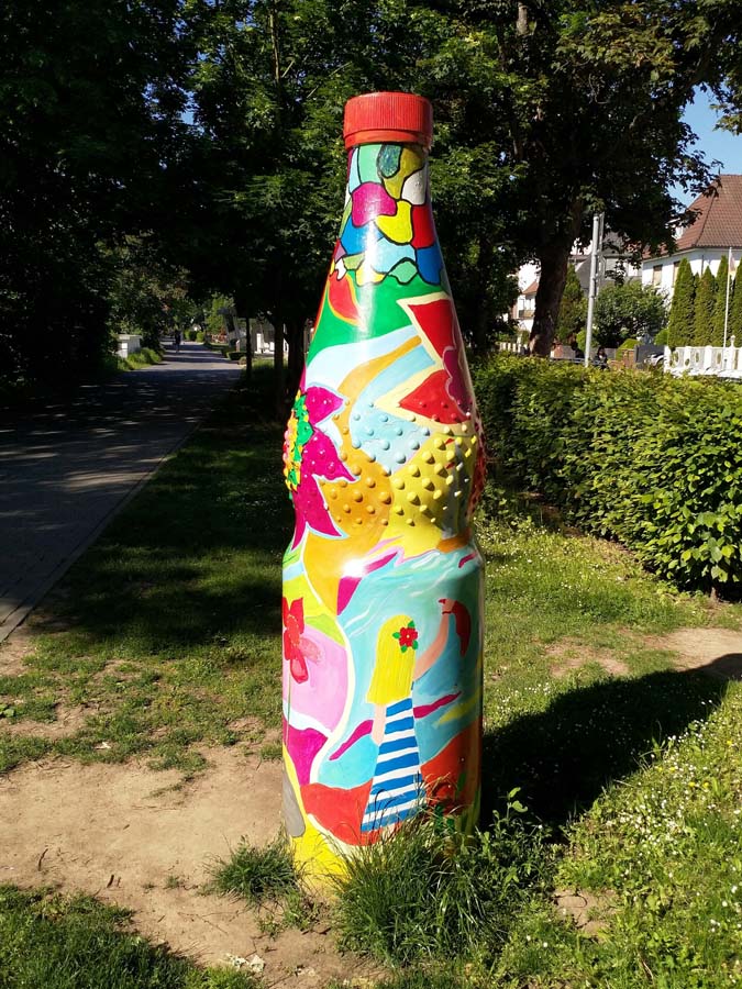 Über die Hohe Straße zur Flaschenkunst in der Quellenstadt Bad Vilbel