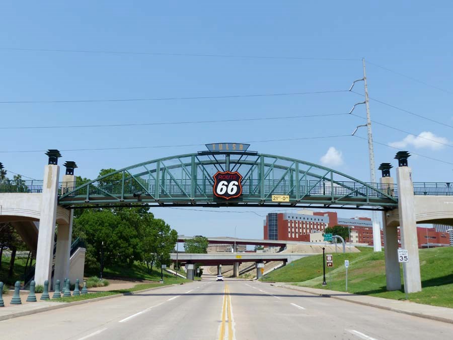 Cyrus Avery Memorial Bridge in Tulsa, Oklahoma