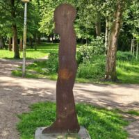 Stadtpark Buxtehude, Germany<br>
"Figur 1000" von Horst Antes Figur 1000 (Buxtehude, Germany)