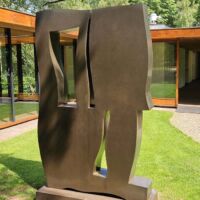 Louisiana Museum of Modern Art Humlebaek, Denmark<br>
"Seuil aux crénaux végétaux" von Jean Arp Seuil aux crénaux végétaux (Humlebaek, Denmark)