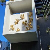 “Big Bees” von Richard Stringer am Eureka Tower Melbourne, Victoria