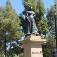 Queen Victoria Statue am Victoria Square Adelaide, South Australia