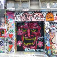 Hosier Lane Melbourne, Victoria<br>
Hier blüht die Street Art Szene Hosier Lane Melbourne, Victoria