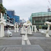 Docklands Melbourne, Victoria<br>
Kunst und Vergnügen in modernem Ambiente Docklands Melbourne, Victoria