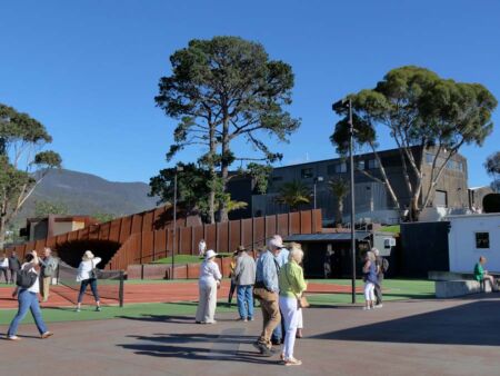 Museum of Old and New Art (MONA) Hobart, Tasmania<br>
Eines der radikalsten Kunstmuseen der Welt Museum of Old and New Art (MONA) Hobart, Tasmania
