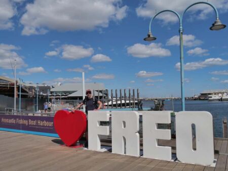 "I Love FREO" Sign Fremantle, Western Australia "I Love FREO" Sign Fremantle, Western Australia