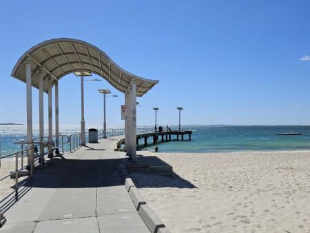 Jetty in Jurien Bay, Western Australia Jetty in Jurien Bay, Western Australia