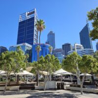 Skyline am Elizabeth Quay Perth, Western Australia Skyline am Elizabeth Quay Perth, Western Australia