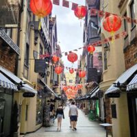 London Court Perth, Western Australia<br>
Die kleine Gasse sieht aus wie London im Mittelalter London Court Perth, Western Australia
