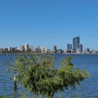 Skyline am Swan River Perth, Western Australia Skyline am Swan River Perth, Western Australia