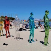 Sculptures by the Sea am Cottesloe Beach Perth, Western Australia<br>
70 Skulpturen direkt am Strand Sculptures by the Sea am Cottesloe Beach Perth, Western Australia