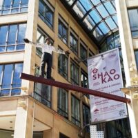 München, Germany<br>
"Mann mit ausgebreiteten Armen" von Stephan Balkenhol Mann mit ausgebreiteten Armen (München, Germany)