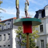 Erlangen, Germany<br>
"Ein Symbol menschlichen Lebens" von Stephan Balkenhol Ein Symbol menschlichen Lebens (Erlangen, Germany)