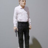 Landesmuseum Wiesbaden, Germany 2024<br>
"Mann mit Revolver" von Stephan Balkenhol Mann mit Revolver (Landesmuseum Wiesbaden, Germany 2024)