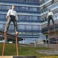 Sparkassenversicherung Stuttgart, Germany<br>
"Männer" von Stephan Balkenhol Männer (Stuttgart, Germany)