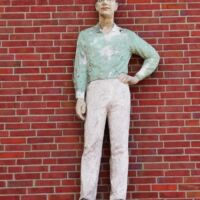 Kunsthalle Bremerhaven, Germany<br>
„Mann mit grünem Hemd“ von Stephan Balkenhol Mann mit grünem Hemd (Bremerhaven, Germany)