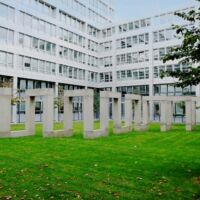 Europäisches Patentamt München, Germany<br>
"Rhythmus im Raum" von Max Bill Rhythmus im Raum (München, Germany)