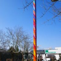Klinikum München, Germany<br>
"Bildsäule" von Max Bill Bildsäule (München, Germany)
