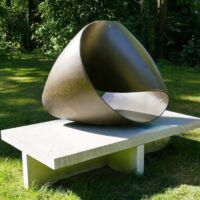 Middelheim Museum Antwerp, Belgium<br>
"Unendliche Schleife" von Max Bill Unendliche Schleife (Antwerp, Belgium)