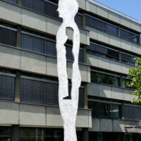 Bielefeld, Germany<br>
"Male/Female" von Jonathan Borofsky Male/Female (Bielefeld, Germany)