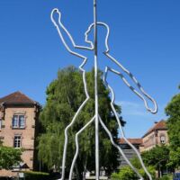 Platz der Verfassungsfreunde Offenburg, Germany<br>
"Freedom" von Jonathan Borosky Freedom (Offenburg, Germany)