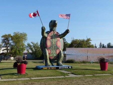 "Tommy the Turtle" in Boissevain, Manitoba "Tommy the Turtle" in Boissevain, Manitoba