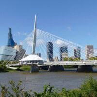 Esplanade Riel in Winnipeg, Manitoba