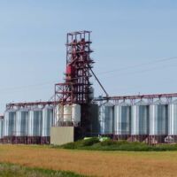 Getreidespeicher in Manitoba