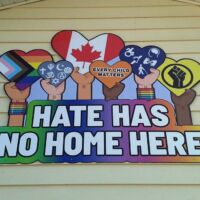 "Hate has no Home Here" in Souris, Manitoba