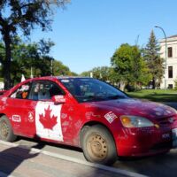 Kanada-Fan in Winnipeg, Manitoba