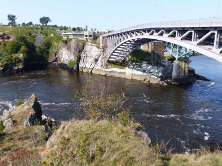 Reversing Falls in Saint John, New Brunswick
