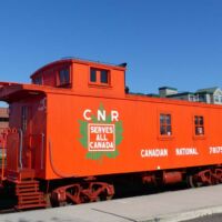 Canadian National Railway Caboose Thunder Bay, Ontario