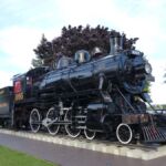 Dampflokomotive "Engine 1095" in Kingston, Ontario