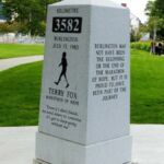 Terry Fox Memorial im Spencer Smith Park in Burlington, Ontario