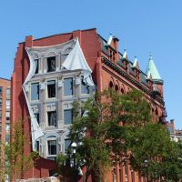 Wandbild am Flatiron Building Toronto, Ontario