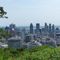 Blick vom Mont-Royal in Montréal, Québec Blick vom Mont-Royal in Montréal, Québec