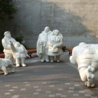 "Les Touristes" von Elisabeth Buffoli in Montréal, Québec "Les Touristes" von Elisabeth Buffoli in Montréal, Québec