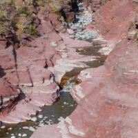 Red Rock Canyon im Waterton Lakes National Park, Alberta