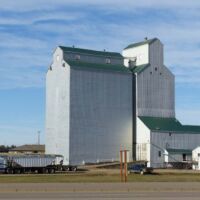 Grain Elevator in Battleford, Saskatchewan