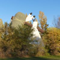 World’s largest Tomahawk in Cut Knife, Saskatchewan