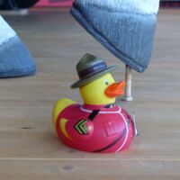 "Duck Ranger" im RCMP Heritage Centre in Regina, Saskatchewan