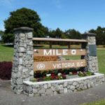 Mile "0" Marker in Victoria, British Columbia