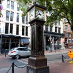 Steam Clock im Stadtviertel Gas Town in Vancouver, British Columbia