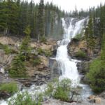 Sunwapta Falls am Icefields Parkway im Jasper National Park, Alberta