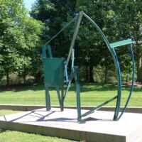 Frederik Meijer Gardens and Sculpture Park Grand Rapids, Michigan<br>
"Emma Sail" von Anthony Caro Emma Sail (Grand Rapids, Michigan)