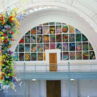 Union Pacific Station Tacoma, Washington<br>
"The Basket Drawing Wall" von Dale Chihuly The Basket Drawing Wall (Tacoma, Washington)