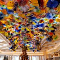 Bellagio Las Vegas, Nevada<br>
„Fiori di Como“ von Dale Chihuly Fiori di Como (Bellagio Las Vegas, Nevada)