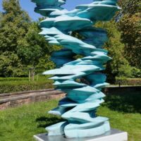 Skulpturenpark Heidelberg, Germany 2025<br>
"Runner" von Tony Cragg Runner (Heidelberg, Germany 2025)